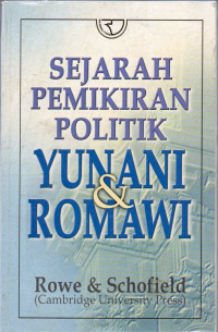 Image of Sejarah Pemikiran Politik Yunani & Romawi