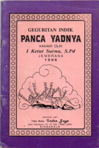 Image of Geguritan Indik Panca Yadnya
