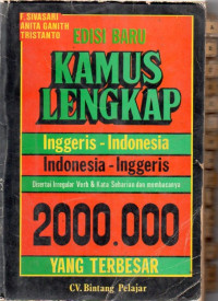 Image of Kamus Lengkap Indonesia-Inggris dan Inggris-Indonesia (Edisi Baru)