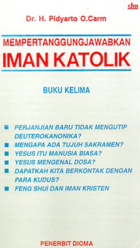 Image of Mempertanggungjawabkan Iman Katolik Buku 5