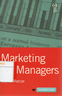 Image of Marketing For Managers (Orion Business Toolkit)