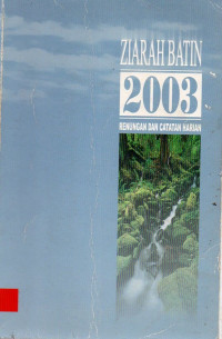 Image of Ziarah Batin 2003 : Renungan Dan Catatan Haraian