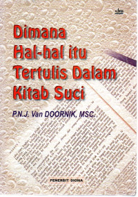 Image of Dimana Hal-hal Itu Tertulis Dalam Kitab Suci