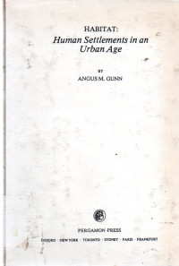 Image of Habitat : Human Settlements in an Urban Age
