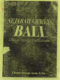 Image of Sejarah Gereja Bali : Dalam Tahap Permulaan