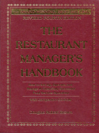 Image of The Restaurant Managers Hand Book (Fourth Edition)