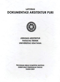 Image of Laporan Dokumentasi Arsitektur Puri