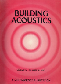 Image of Building Acoustics Volume 14 .Number 1. 2007