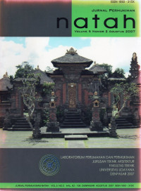 Image of Jurnal Pemukiman Natah