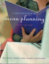 Image of Fundamentals of Menu Planning