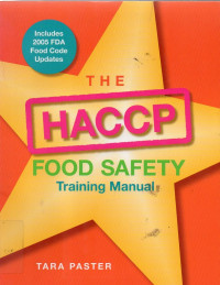 Image of The HACCP: Food Safety Trainning Manual