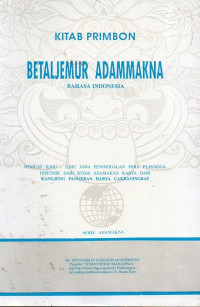 Image of Kitab Primbon Betaljemur Adammakna