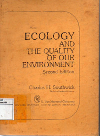 Image of Ecology and The Quality Of Our Environment [Second Edition]