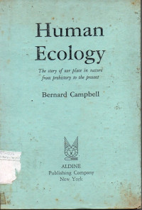 Image of Human Ecology : The Story of Our Place in Nature from Prehistory to the Present