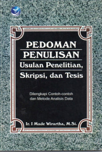 Image of Pedoman Penulisan Usulan Penelitian, Skripsi, dan Tesis