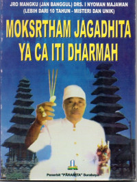 Image of Moksrtham Jagadhita Ya Ca Iti Dharmah