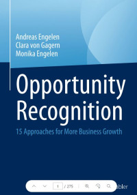 Image of Opportunity Recognition 15 Approacher for more Business Grawth (E-Book)