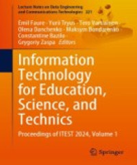Image of Information Technology for Education, Science, and Technics: Proceedings of ITEST 2024, Volume 1