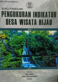 Image of Buku Panduan Pengukuran Indikator Desa Wisata Hijau