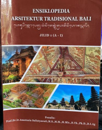 Image of Ensiklopedia Arsitektur Tradisional Bali
