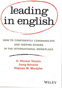 Image of Leading in English : How to Confidently Communicate and Inspire Others in The International Workplace